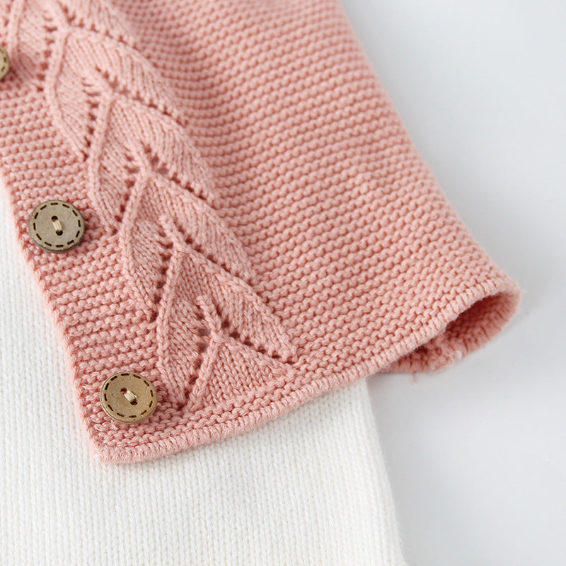Knitted Jacket & Romper Set