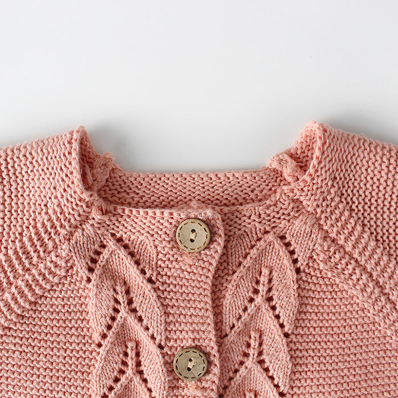 Knitted Jacket & Romper Set