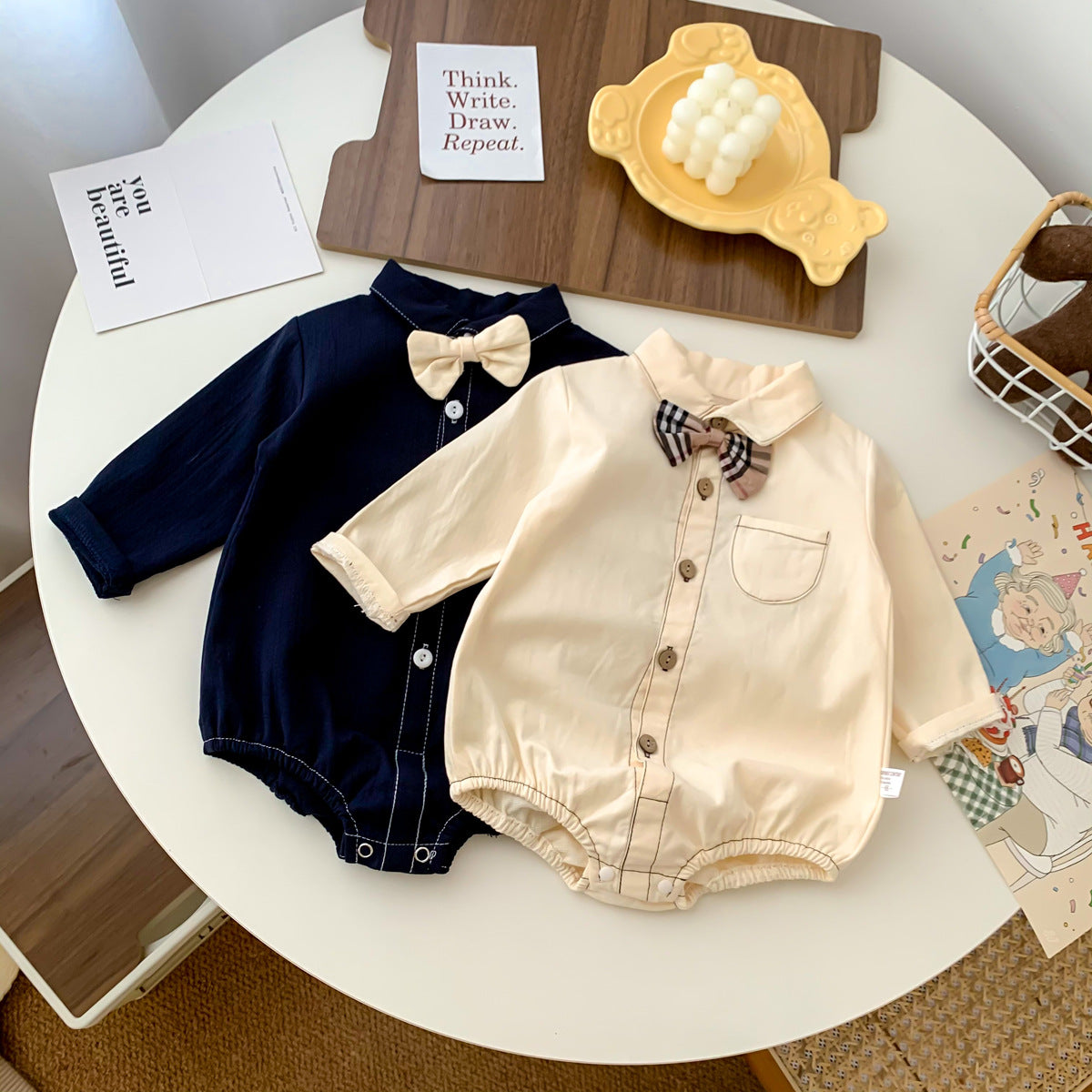 One Hundred Days Party Shirt Romper