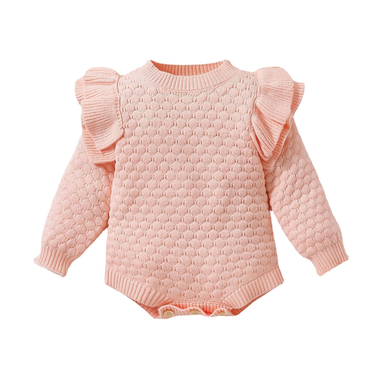 Baby Rhombus Plaid Long-sleeved Sweater