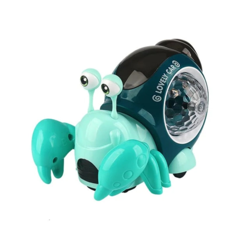 Crawling Crab Baby Toy with Music and LED Light