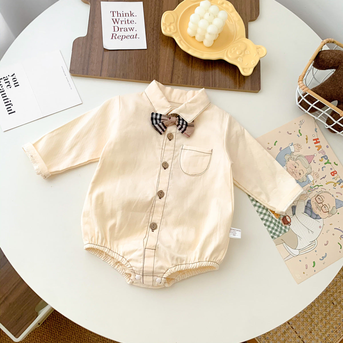 One Hundred Days Party Shirt Romper