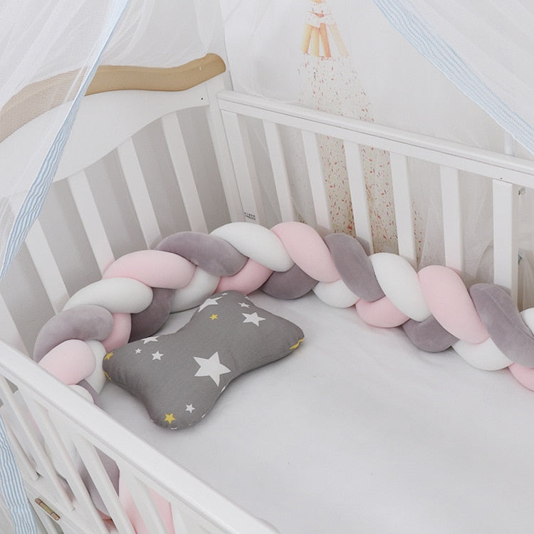 Braided Knot Cushion Crib Bumper