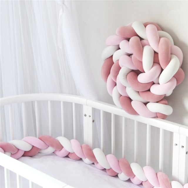 Braided Knot Cushion Crib Bumper