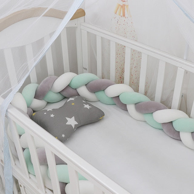 Braided Knot Cushion Crib Bumper