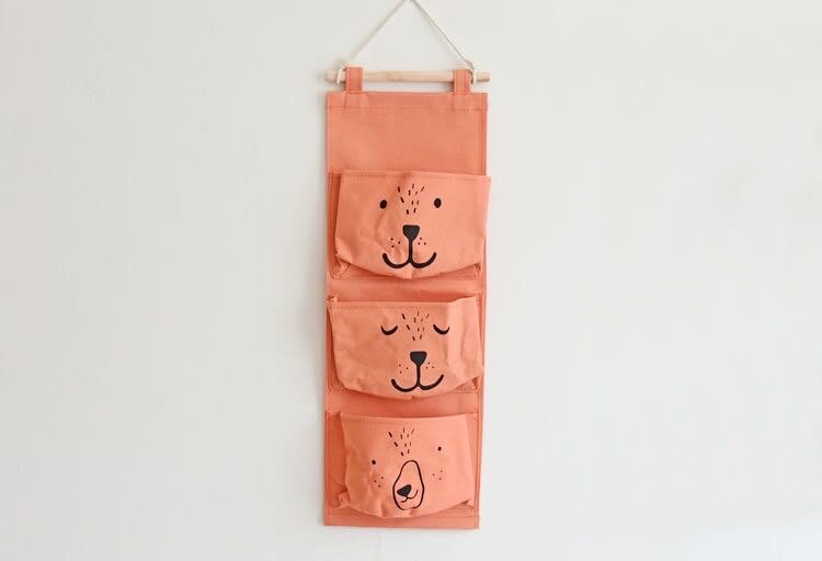 Nordic Animal Canvas Storage Bag