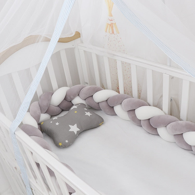 Braided Knot Cushion Crib Bumper