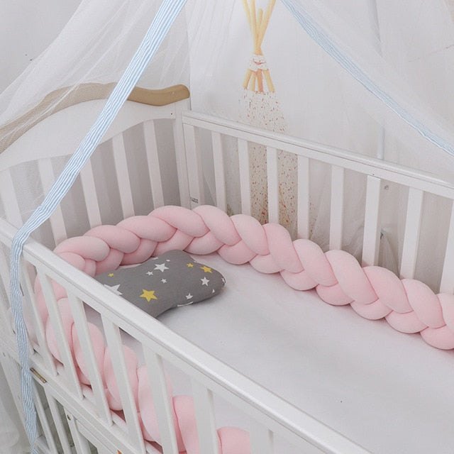 Braided Knot Cushion Crib Bumper