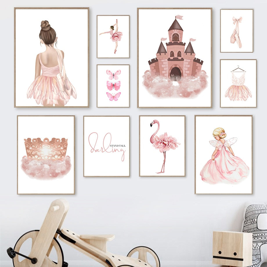 Ballerina Inspired Canvas Posters