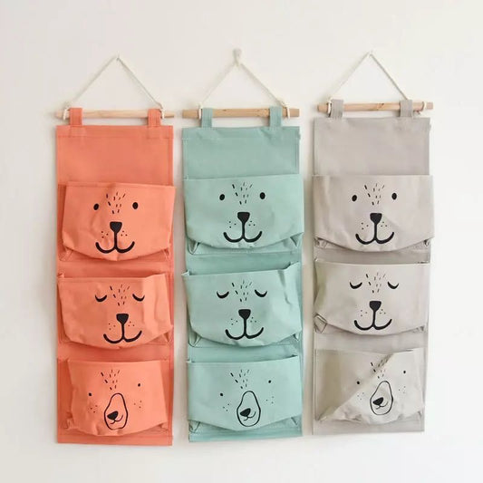 Nordic Animal Canvas Storage Bag