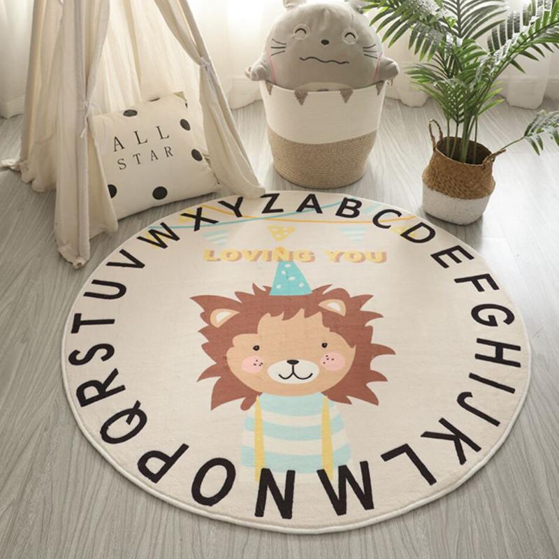 Nordic Round Alphabet Mat