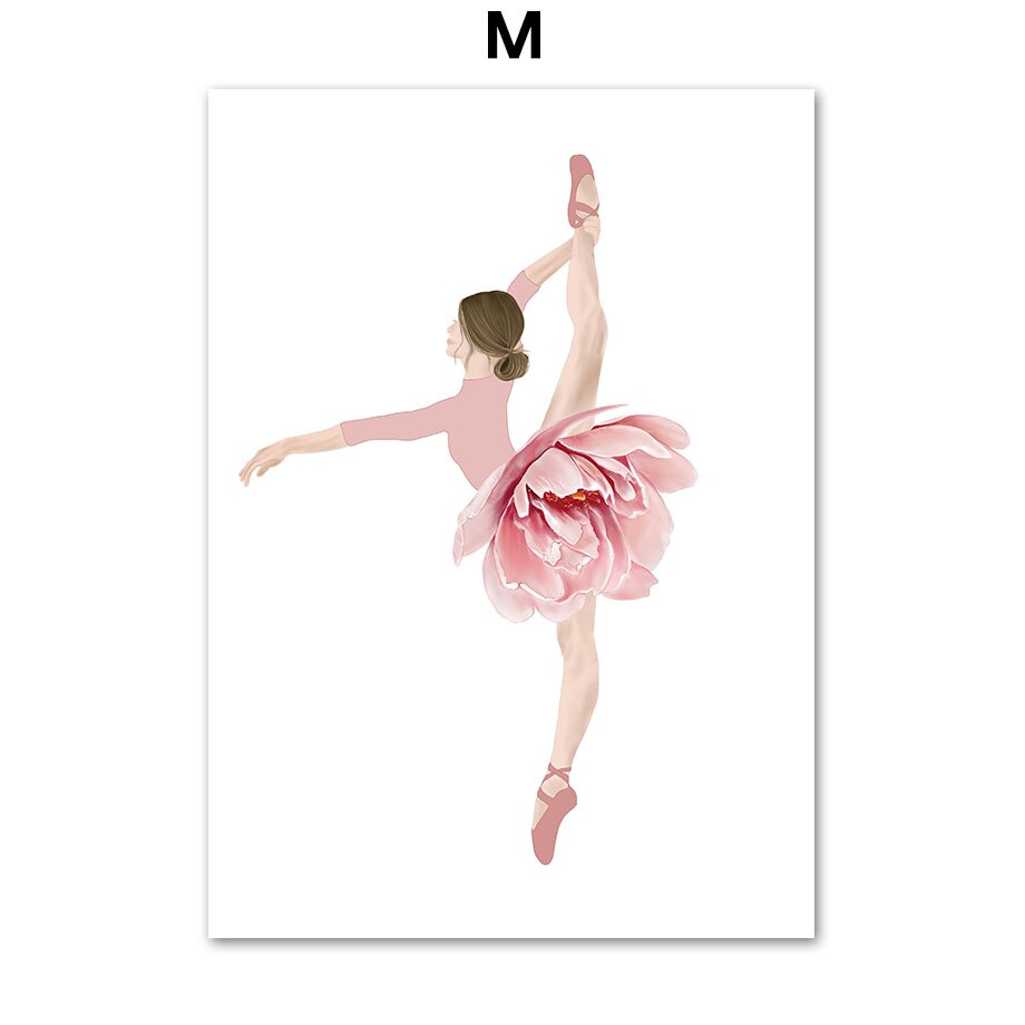 Ballerina Inspired Canvas Posters