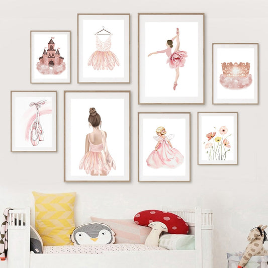 Ballerina Inspired Canvas Posters