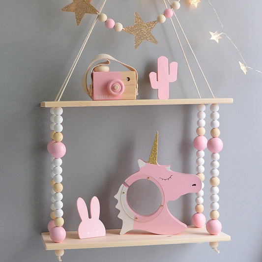 Nursery Decorative Wooden Shelf