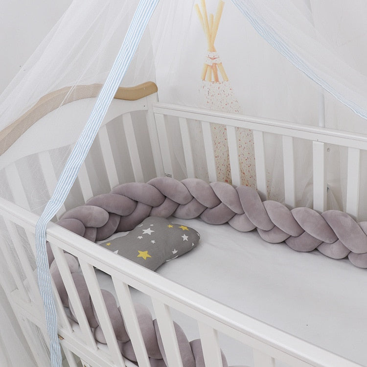 Braided Knot Cushion Crib Bumper