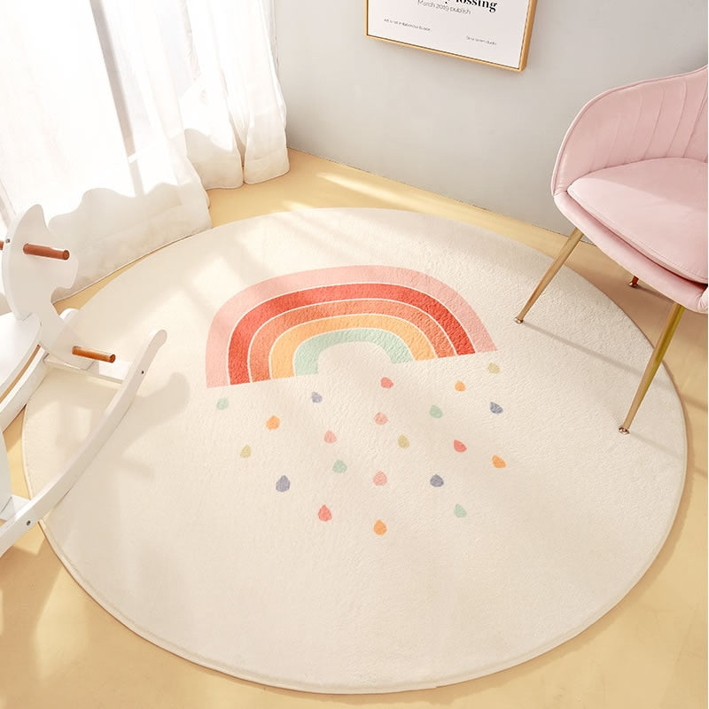 Nordic Round Bedroom Rug