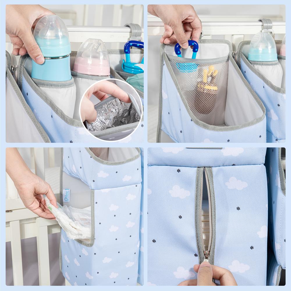 Portable Hanging Crib Organizer