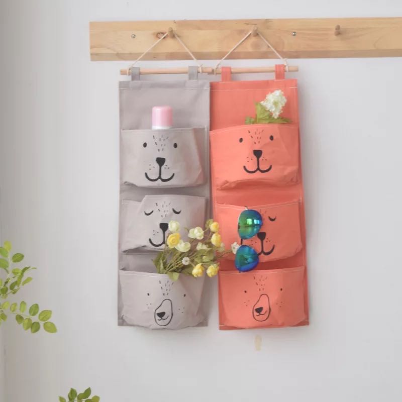 Nordic Animal Canvas Storage Bag