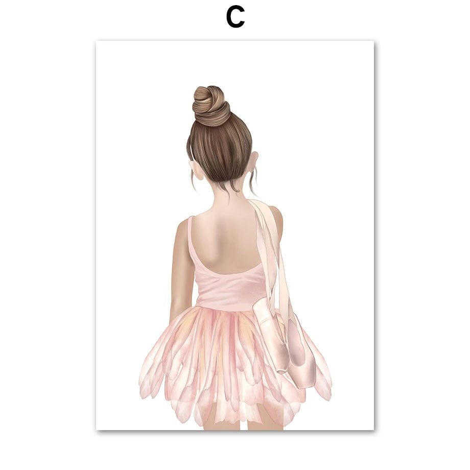 Ballerina Inspired Canvas Posters