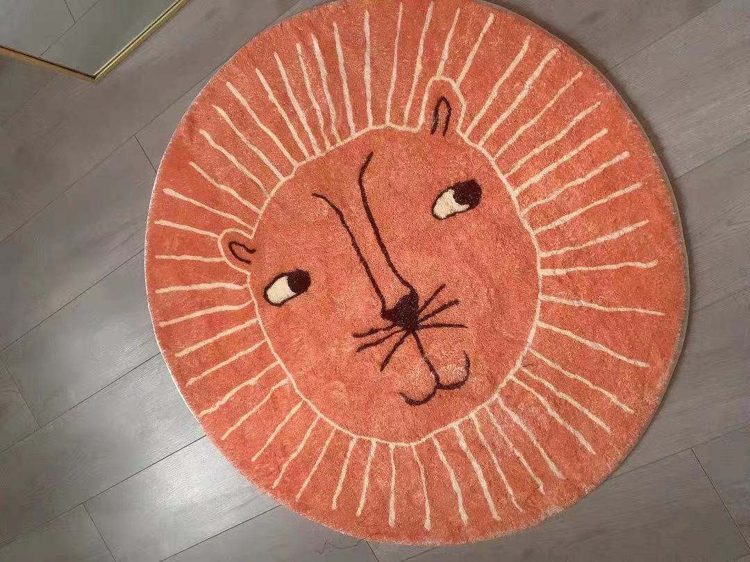 Nordic Round Bedroom Mat