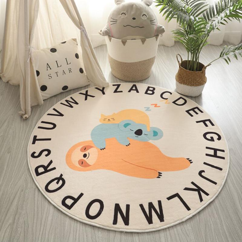 Nordic Round Alphabet Mat