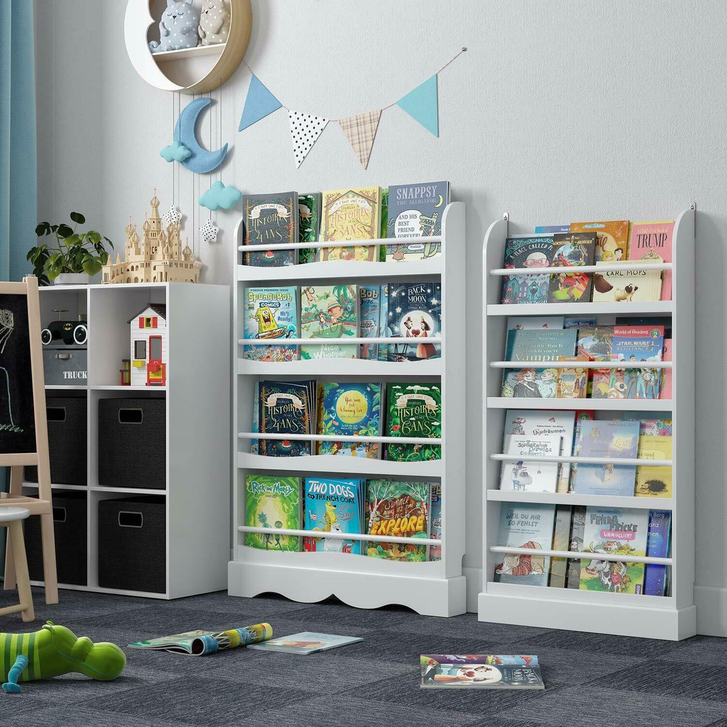 Children's Bookshelf Organizer