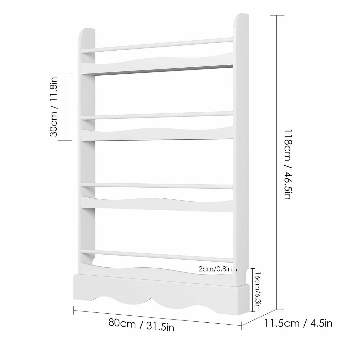 Children's Bookshelf Organizer