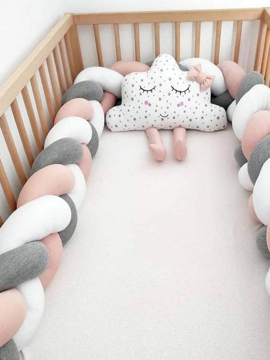 Braided Knot Cushion Crib Bumper